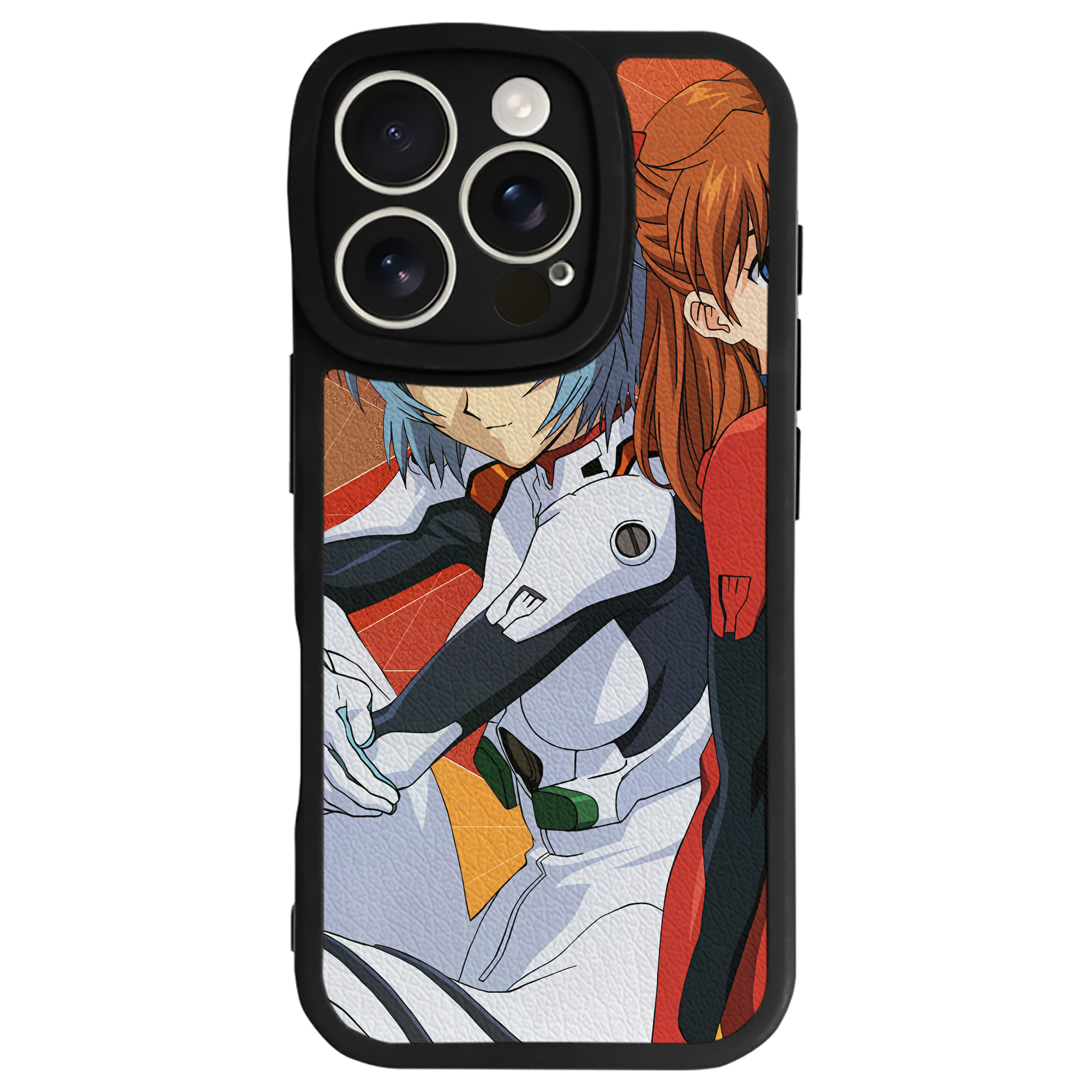 （画像用） EVA 新世紀エヴァンゲリオン 【iPhone 16シリーズ対応】シリコンスマホケース（レザー調） 材質：シリコン